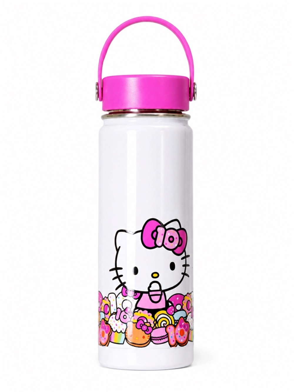 Hello Kitty White Bottle with Pink Lid and Bow